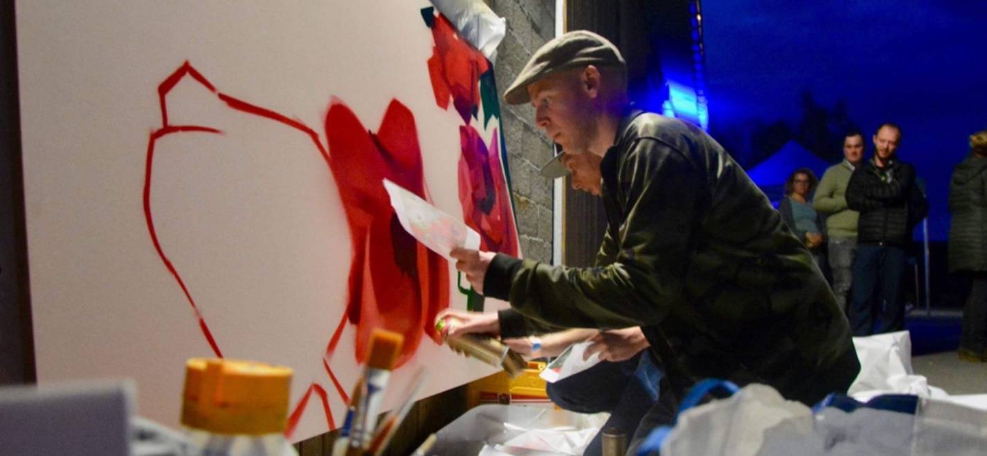 live demonstraties en graffiti workshops 